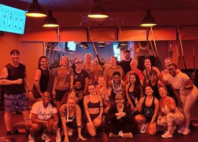 Orangetheory members together
