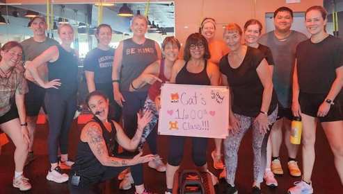 Orangetheory members together